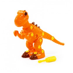 Конструктор-динозавр "Тираннозавр" (40 элементов) (в пакете), арт.76700