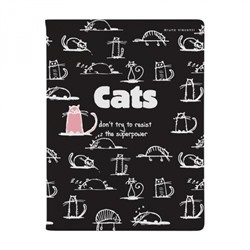 Дневник 1-11 класс (твердая обложка) "Toon Town.Cats" искусственная кожа 10-280/32 Альт