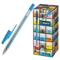 Ручка шариковая 0,7 мм, синяя  Beifa 927