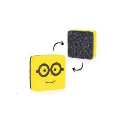 Губка-стиратель магнитная для маркерной доски, SMILE, ассорти 2 дизайна, размер 5*5*2 см