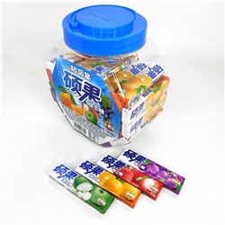 Жевательные конфеты Juicy молочно-фруктовые (ассорти) 17.5гр (60шт в блоке)