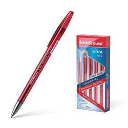 Ручка гелевая 0.5мм,красный ,ErichKrause R-301 ORIGINAL GEL
