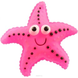 Виниловая игрушка-пищалка для собак Морская Звезда, 12 см, Акция!