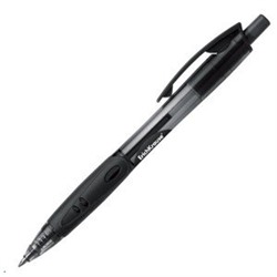.Ручка авт шарик EK Fusion, 0.7мм, корпус тонир/черный, резин/наклад, клип, ЧЕРНЫЙ