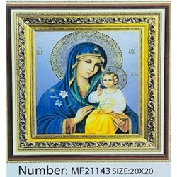 Алмазная мозаика на подрамнике /20х20см./, "Икона" арт.MF21143, 24-641