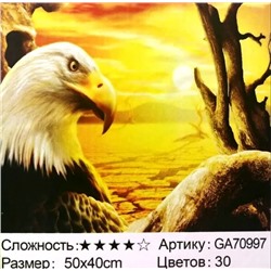 Алмазная мозаика /40х50см./, " Орёл " арт.GA70997, 22-861