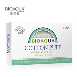 Хлопковые подушечки BIOAQUA Cotton Puff, 100 шт.