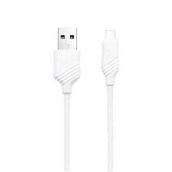 Кабель USB - micro USB Hoco X6 Khaki (100см) (белый) 69176