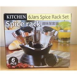 Стойка для специй 6 Jars Spice Rack Set, Акция!