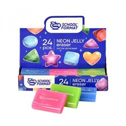 Ластик "NEON JELLY" ассорти ЛСТ-НЖ SchoolФормат