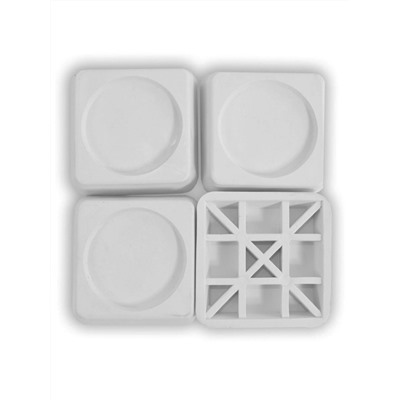 Антивибрационные белые подставки для стиральных машин и холодильников, 4 шт, Акция!