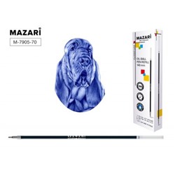 Стержень для ручек шариковых 140 мм на масляной основе 1,0мм синий Classic Line М-7905-70 Mazari