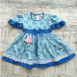 платье 6910-97  Голуб