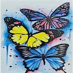 Алмазная мозаика /30х40см./, "Бабочки" арт.GD75428, 24-488