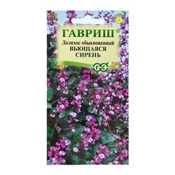 Семена цветов Долихос (Гиацинтовые бобы) "Вьющаяся сирень", 4 шт