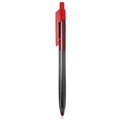 Ручка автоматическая шариковая Arrow EQ01340 красная 0.7мм (1143835) Deli
