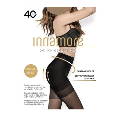 Женские колготки с push-up поддержкой 40 ден Innamore