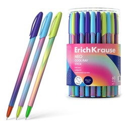 Ручка шариковая Neo Stick Cool Ray, Super Glide Technology синяя 0.7мм 61012 Erich Krause