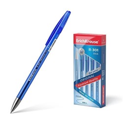 Ручка гелевая 0.5мм,синий ,ErichKrause R-301 ORIGINAL GEL