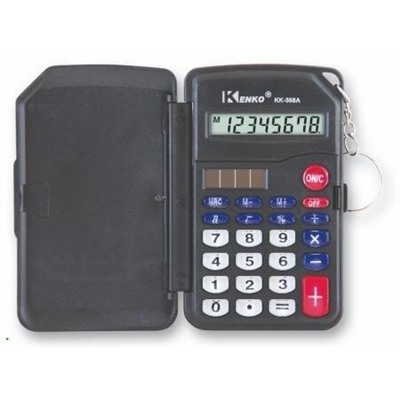 *калькулятор RONBON RB-568A карманный (8разр., 6х10см)