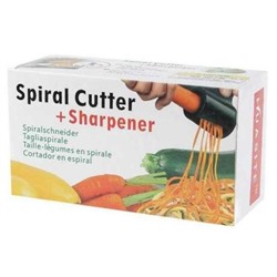 Нож спиральный двойной с точилкой для ножей Spiral Cutter Sharpener, Акция!