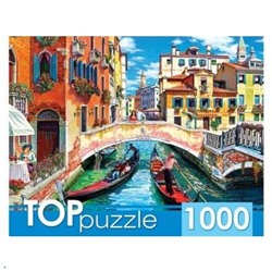 ПазлыTOPpuzzle 1000 дет. Гондолы в Венеции ХТП1000-2170, (Рыжий кот)
