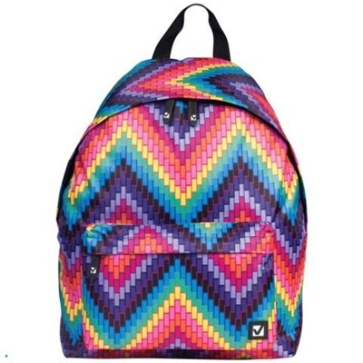 Рюкзак BRAUBERG, универсальный, сити-формат, разноцветный, "Регги", 41х32х14 см, 225369